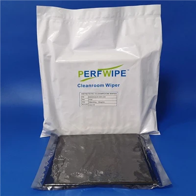 Wipes seomra glantacháin microfiber antistatic dubh